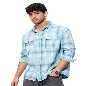 Camisas de vestir de hombre personalizadas camisas de vestir formales de oficina de manga larga sin arrugas para hombre - Product Image 3