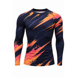 Camisetas de Compresión Transpirables de Nuevo Diseño para Uso en Exteriores para Hombre - Material de Spandex/Poliéster, Ropa Deportiva para Todas las Estaciones - Product Image 2