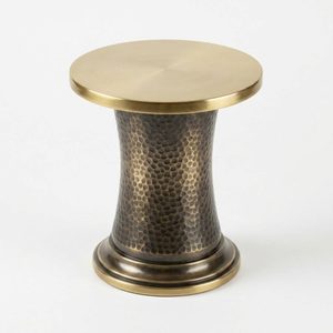 Antique Brass Solid Brass Nilaya 22 cm Handmade Decor <b>Riser</b> Plinth for Home Hotel Wedding <b>Table</b> Decorations - Product Image 3