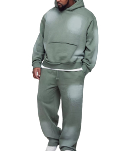 Chándal con Lavado Ácido, Diseño Personalizado OEM/ODM, Alta Calidad, Precio de Fábrica, Suave, Transpirable, Ligero, Ropa Casual de Moda - Product Image 1