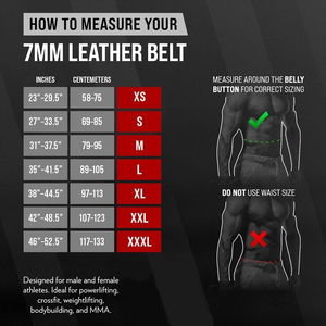Ceinture de musculation professionnelle en cuir de vachette respirant de 10 mm pour la musculation et le powerlifting - Product Image 6