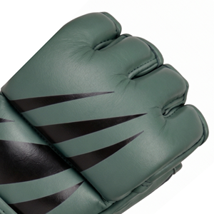 Askar Wear Ind. Gants de MMA demi-doigts en cuir PU avec support de poignet Velcro pour l'entraînement aux arts martiaux - Product Image 3