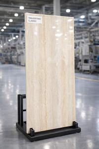 Azulejos de Porcelana TRAVERTINO CLASSIC 600x1200mm, Acabado Mate, 8mm, Antideslizantes, para Dormitorio, Sala de Estar, Pasillo, Centro Comercial - Product Image 3