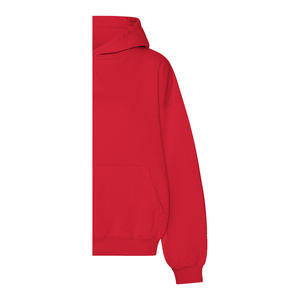 Sweat à capuche d'hiver pour femme en Spandex/Coton/Fibre de bambou, polaire écologique, respirant, coupe-vent, avec logo brodé uni sur le devant, foncé, OEM - Product Image 5