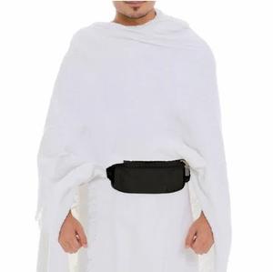 เสื้อผ้าอิห์รอมสำหรับฮัจญ์และอุมเราะห์ ระบายอากาศได้ดี ผลิตตามสั่ง ขายส่ง OEM สำหรับผู้ชาย สีขาว ของขวัญสำหรับฮัจญ์และอุมเราะห์ - Product Image 2