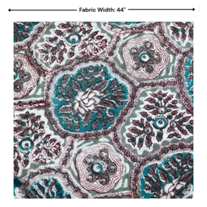 Jaipur Handcrafted Pure Cotton Block Print Fabric Yard Indian Floral Textile Eco Friendly Durable Soft <b>Machine</b> Luxurious - Product Image 4