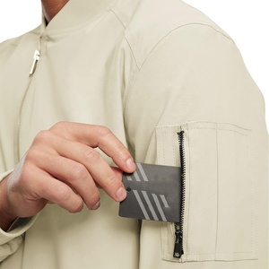 Ropa con logotipo personalizado chaqueta de hombre a prueba de viento otoño manga larga chaqueta informal a prueba de viento abrigo chaqueta bomber - Product Image 5