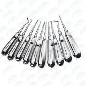 Elevadores Dentales para Extracción de Dientes, Instrumentos para Extracción de Raíces, Equipo Quirúrgico, Herramientas Médicas Manuales de Acero Inoxidable - Product Image 1