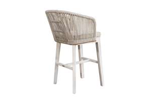 Ensemble de bar d'extérieur en rotin PE pour l'été, modèle RABR-099, avec table en acacia - Product Image 2