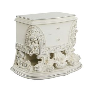 Comodino Adara con finitura bianco antico - Product Image 4