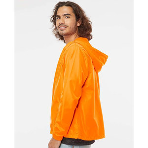 Chaqueta Cortavientos Color Granate para Hombre, Ligera, Resistente al Agua, con Capucha, Ropa Deportiva, Sudadera Protectora - Product Image 2