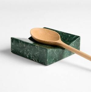 Soporte de Cubiertos de Mármol Verde de Lujo, Organizador de Mesa de Comedor Hecho a Mano, Porta Cuchillos, Tenedores y Cucharas de Piedra Sólida, Utensilios de Cocina Premium - Product Image 3