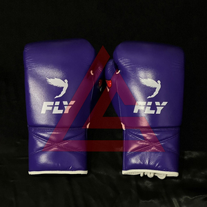 Guantes de Boxeo Personalizados Nuevos de la Marca Genger con Estampado Morado, 100% Cuero Original, Guantes de Boxeo Profesionales para Golpear - Product Image 3