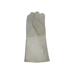 Gants de soudage robustes en cuir résistant à la chaleur, longueur opéra, pour la protection des mains des soudeurs, vente en gros, sur mesure - Product Image 3