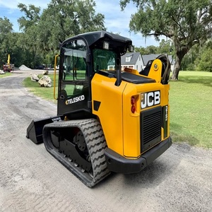 Chargeuse compacte sur chenilles JCB 3TS-8T d'occasion, avec cabine fermée à entrée latérale et levage haute performance, pour travaux agricoles et de construction - Product Image 6