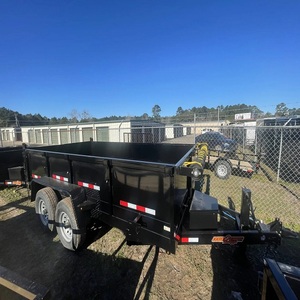 Nouvelle remorque à benne basculante 16K 7 X 16 GN, 3 sections télescopiques, charge utile de 200 kg, 48 côtés, boîte de vitesses agricole robuste, moteur - Product Image 2