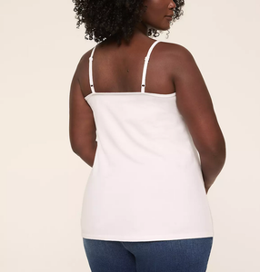 Breathable Womens Seamless Knitted Spandex/Cotton Solid Camisole Crop <b>Top</b> <b>Spaghetti</b> <b>Strap</b> Soft Basic <b>Tank</b> Sleeveless Casual - Product Image 4