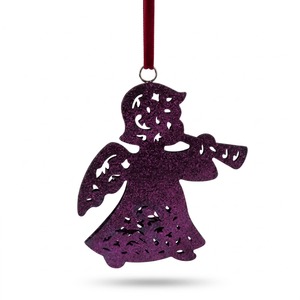 Rustic Wooden Christmas Hanging Ornament With Natural Wood Finish For Farmhouse Christmas <b>Tree</b> And Seasonal Decoration - Product Image 1