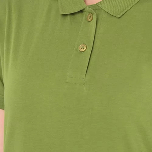 T-shirt polo en coton à manches courtes pour femme, idéal pour l'été, matière coton respirante, vente en gros, personnalisable - Product Image 6
