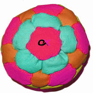 Sac à pieds Hacky Sack à motif floral coloré pour les jeux en plein air - Product Image 3