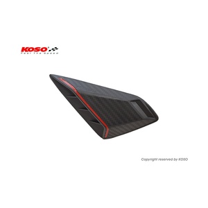 KOSO Force 2.0 Modèle Air Dam Moto en Fibre de Carbone avec Aération Latérale - Product Image 3