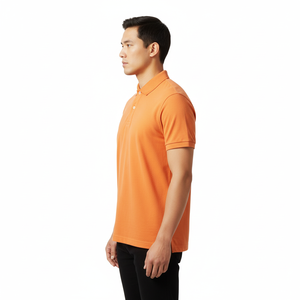 Polo pour homme en coton 100% tricoté et brodé avec logo personnalisé, broderie de haute qualité, t-shirt polo pour homme - Product Image 3