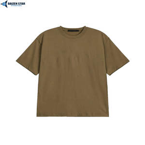 Camisetas de Hombre al por Mayor, Algodón/Poliéster, Ecológicas, de Secado Rápido, Manga Corta, Corte Holgado, Color Sólido, Transpirables, Cuello Redondo, 180g - Product Image 6