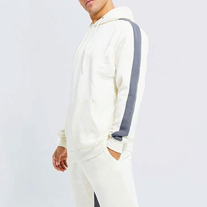 Ensemble survêtement homme hiver en gros : pantalon évasé et sweat à capuche respirant, séchage rapide, personnalisable - Product Image 6