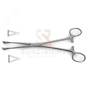 Pinzas de agarre de tejido Duval Collins de alta calidad, de acero inoxidable alemán, con certificación CE ISO MOL, juego de instrumentos manuales de Blush Surgical - Product Image 3