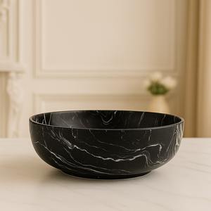 Vajilla de diseño, tazón para servir de resina epoxi para una experiencia gastronómica de lujo en el hogar, que mejora la presentación con un acabado artístico. - Product Image 1