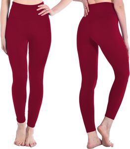 Leggings de Moda para Mujer, Mezcla de Algodón, Transpirables, Cintura Alta, Largos, Elásticos, para Yoga, Ejercicio, Fitness, Exportador OEM ODM - Product Image 1