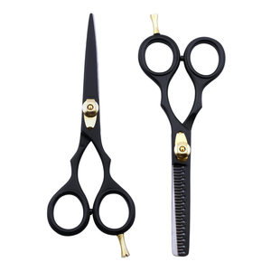 Tijeras de Peluquería de Acero Inoxidable 4Cr13 de 4 Pulgadas para Desbastar, para Peluqueros y Barberos, Suministros para Salones de Belleza - Product Image 4