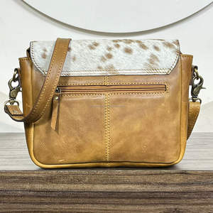 Bolso Bandolera de Cuero Personalizado Hecho a Mano para Mujer, de Piel Genuina de Vacuno con Pelo, Bolso de Moda - Expo de Marzo - Product Image 5