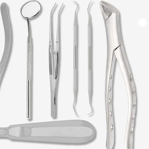 Dental Laboratory Instrument Set <b>Tooth</b> Extraction Root Luxation Elevator Curved Dental Surgical <b>Tool</b> Stainless Steel Reusable - Product Image 2