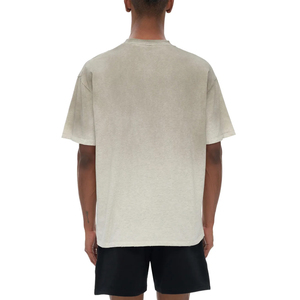 T-shirt vintage 100 % coton lavé, fait sur mesure pour l'industrie artistique, effet délavé à l'acide, vieilli, délavé au soleil, uni, par le fabricant - Product Image 5