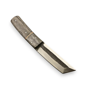 Couteau de chasse LEGACY BLADES en acier à haute teneur en carbone de qualité supérieure, manche en cuir fait main, lame fixe à pointe tombante, OEM ODM - Product Image 4