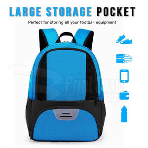 Professional Soccer <b>Backpack</b> with Mesh Ball Compartment and Bottom Cleat Pocket Durable Training Bag for Athletes - Product Image 3