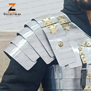Armadura Lorica Segmentata Auténtica Hecha a Mano, Armadura Corporal de Acero Suave para Legionario Romano, para Disfraces de Cosplay y Reenactment Histórico - Product Image 6