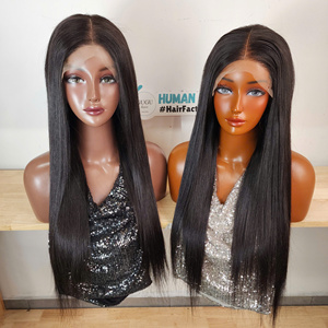 Virgin Vietnamese Hair HD Transparent Lace Front <b>Wigs</b> Double Drawn Glueless High Quality Long Human Hair for <b>Black</b> Women - Product Image 1