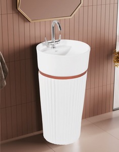 Diseño Increíble, Lavabo de una Pieza, Precio al por Mayor, Diseño Atractivo, Tamaño 430x430 810mm, Diseño Impresionante, Serie Titan - Product Image 1