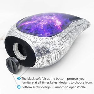 Teardrop Decorative <b>Urns</b> Funeral Cremation <b>Urns</b> for Human Ashes Purple Starry Sky <b>Large</b> - Product Image 3