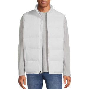 Heavy Warm Puffer Vest <b>Men</b> Quilted Lightweight Sleeveless <b>Jacket</b> Outdoor Winter Custom Insulated Padded Wear - Product Image 2