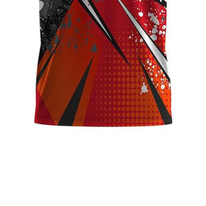 เสื้อกีฬาพิมพ์ลายแบบคอปกพับได้ตามสั่ง ผลิตจากวัสดุโพลีเอสเตอร์ 100% - Product Image 6