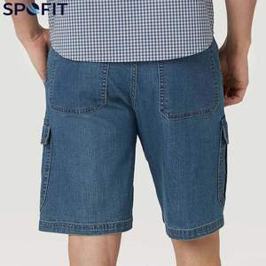 กางเกงยีนส์ขาสั้นคุณภาพสูงขายดีที่สุดจากโรงงานผู้ผลิต กางเกงยีนส์ขาสั้นผู้ชายสั่งทำพิเศษ กางเกงยีนส์ขาสั้นสตรีทแวร์ กางเกงยีนส์เดนิมสำหรับเด็กผู้ชาย - Product Image 3