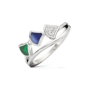 Anillo de Diamantes Naturales Inspirado en el Pavo Real en Plata de Ley 925 |   Joyería Fina Minimalista para el Día a Día para Mujer - Product Image 4