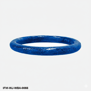 Brazalete de Madera Azul Antiguo Hecho a Mano, Brazalete de Madera Tallada de Estilo Vintage para Mujer, Joyería Étnica Boho - Product Image 4