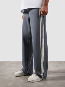 Pantalones Deportivos de Algodón Grueso Extra Grandes Personalizados OEM para Hombre, Pantalones Deportivos Negros Casuales de Primera Calidad, Servicio OEM al por Mayor - Product Image 2