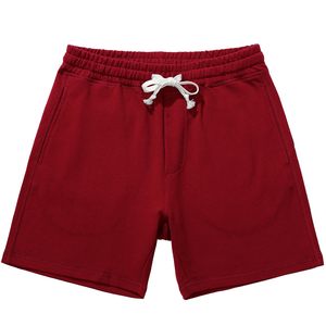 Pantalones cortos deportivos para hombre con logotipo personalizado, antiarrugas, ligeros, de verano, de mezcla de algodón, nailon y spandex, con cintura elástica. - Product Image 1