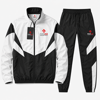 Setelan Olahraga Musim Dingin Mewah Grosir, Jaket Windbreaker Cargo, Desain Kustom Pria, Harga Murah