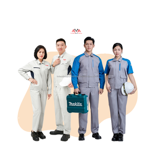 CUSTOM DESIGN <b>uniform</b> worker wear casual working clothes women/men workwear factory set electrical work suit FMF <b>uniform</b> LOW MOQ - Product Image 2